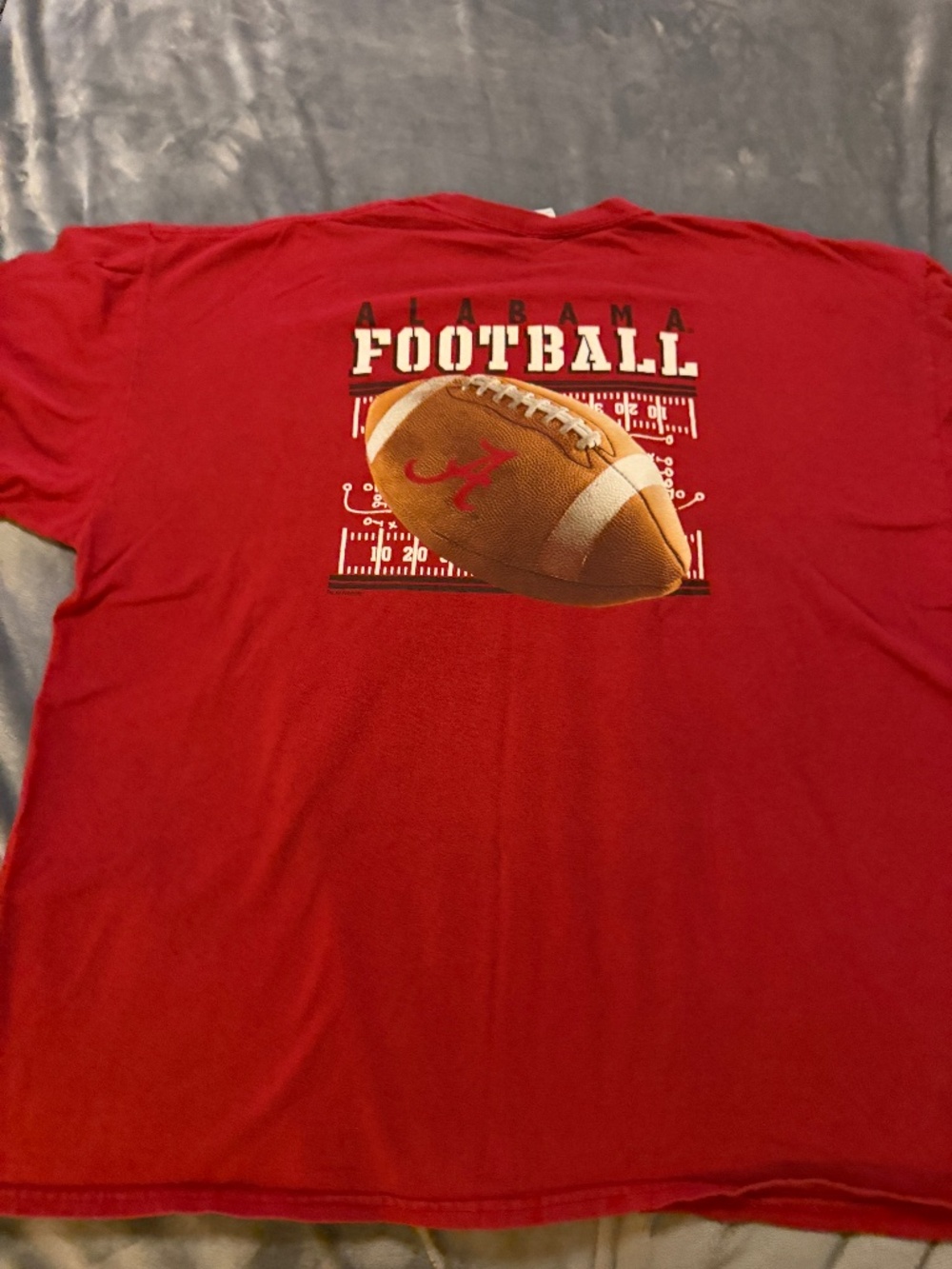 Alabama Crimson Tide Football T-Shirt 2XL Gildan Roll Tide Unisex